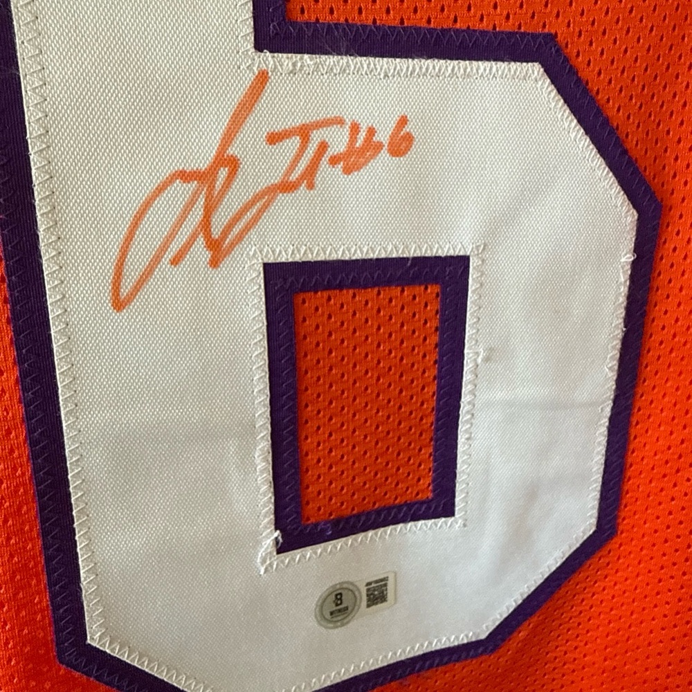 Clemson Tigers Jacoby Ford Autographed Custom Jersey - Beckett Authentication XL - Picture 3 of 5